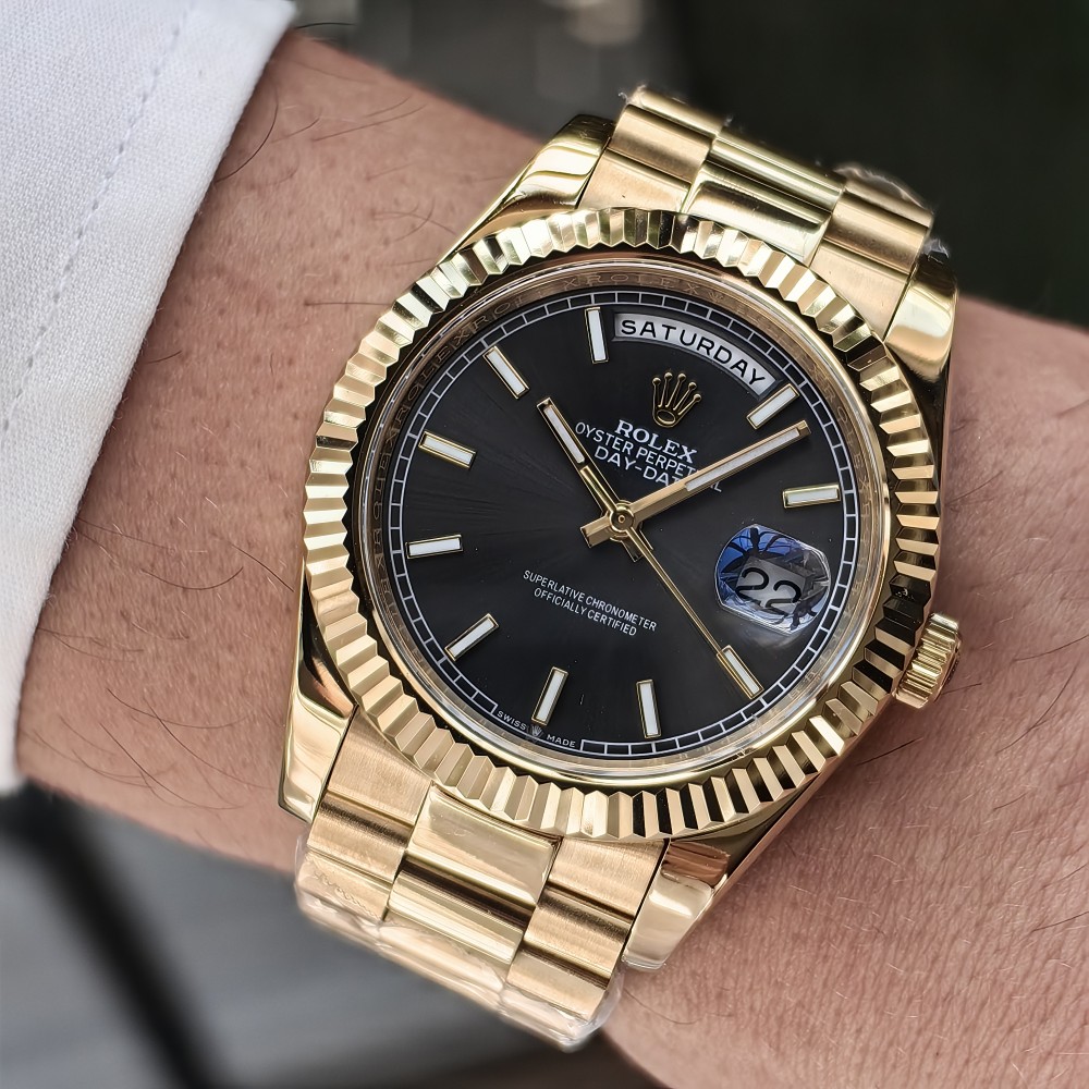 Rolex Day-Date President Yellow Gold Grey Dial